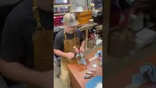 How a custom freehand pipe is built.