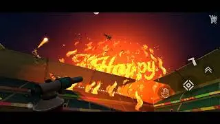 Reventando fuegos artificiales en un juego 