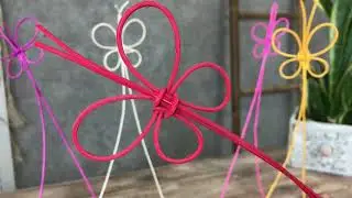 бабочка из ротанга