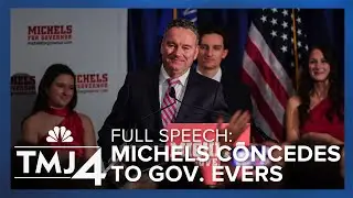 Tim Michels concedes to Tony Evers in race for Wisconsin governor: 'It wasn't our night'