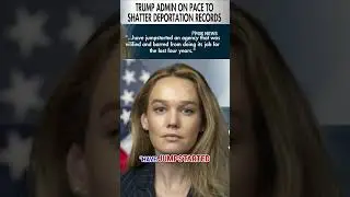 Trump admin on pace to SHATTER deportation record #shorts #deportation #trump #illegalimmigration