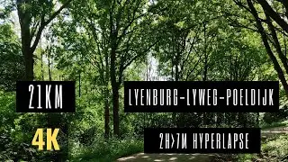 Cycling in Netherlands  POV 4KUHD  Hyperlapse Lyenburg - Poeldijk