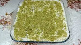 حلا بارد الكسترد بجوز الهند ولا اطيب