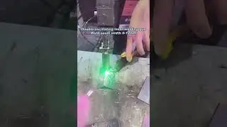 Double-oscillating laser welding gun,weld seam width 0-12mm#laserwelding #handheldwelding #metalweld