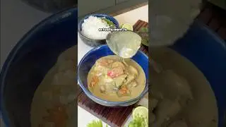 BEST EVER GREEN THAI CURRY recipe| healthy lunch idea 🍛