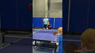 The kids has to learn! #tabletennis #pingpong