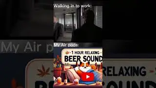 Relaxing Beer Sounds 😂💆&zwj;♂️🍺 #shorts #beer #meme