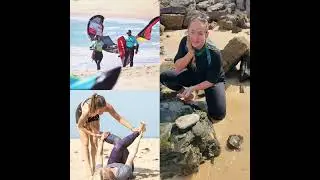 Kitesurf & Yoga Camp In Spain.#yogacamp #kitesurf #kitesurfing  #kitecamp