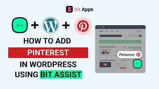 How to add Pinterest profile button on your WordPress website using Bit Assist
