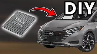 Замена салонного фильтра Nissan Versa 2020-2025 своими руками | Как заменить салонный фильтр Versa