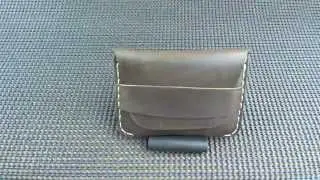 Классический кошелек-клапан Atelier Pall коричневого цвета