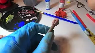 Red Sonja Marvel legends custom action figure part 2! Flesh painting tutorial.