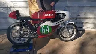 A1RS - 1969 Kawasaki Factory racer.