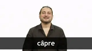 How to pronounce C&Acirc;PRE in French