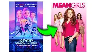 Я переделала образ охотников на демонов из K-Pop в культ &laquo;Дрянных девчонок&raquo; | Переработка персонажа
