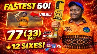 SHANTO FASTEST 50 Ever! 😱 77 Runs in Just 33 Balls | 12 Massive Sixes 🔥
