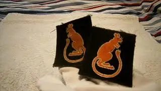 Welcome back ! Review: ww2 British 7th armoured Division cloth insignia (c.1944)