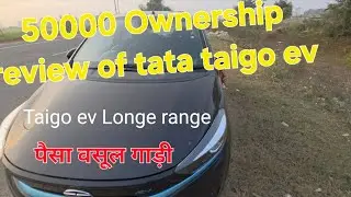 Tata taigo ev.........50000 km Ownership review of Taigo ev 🚗💨 #TaigoEv #OwnershipReview