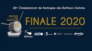 Finale 2020 - 26e Championnat de Bretagne des Batteurs Solistes - Sonerion