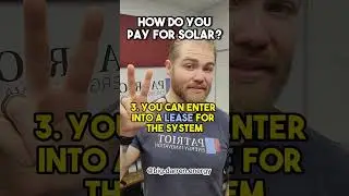How Do You Pay For Solar??  #shorts