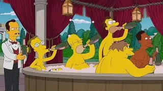 Professor Flink becomes rich by inventing Bitcoin [The Simpsons]