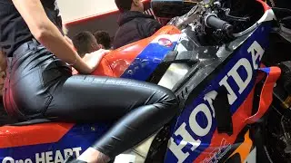 Repsol Honda Team at Eicma 2024. Eicma Girls Fancam. Like n Subscribe