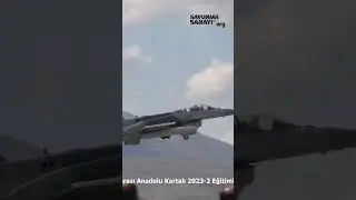 PAF F-16D Block52 taking off || Anatolian Eagle 2023 || Video  Credit:   @savunmasanayiorg