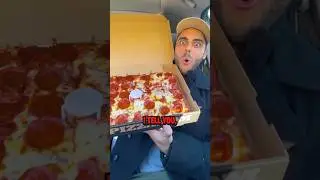 Why Is There a Tiny Table in The Pizza? 😨