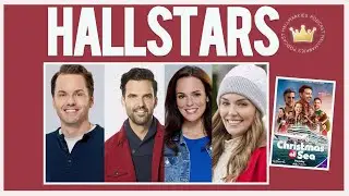 Hallmark Christmas at Sea Stars Junket Interview-Paul Campbell, Ben Ayres, Taylor Cole, Erin Cahill