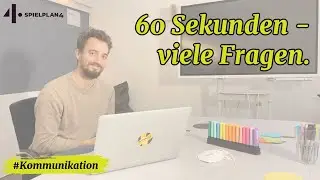 Eine Minute, viele Fragen. #03 - Michel (Projektleiter & Gesch&auml;ftsf&uuml;hrer)