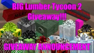 FREE Items in Lumber Tycoon 2!!! Giveaway Announcement (400 Sub Special)