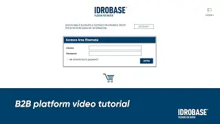 Idrobase Group's B2B platform video tutorial