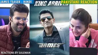 Pakistani Couple Reacts To James Teaser Hindi | Puneeth Rajkumar | Chethan Kumar | KishorePathikonda