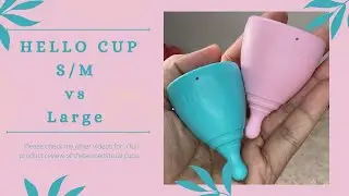 HELLO CUPS S/M vs Large Size : Squish Comparison