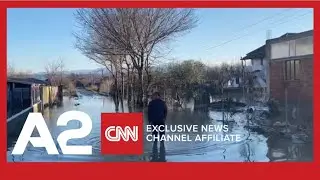 Dalja nga shtrati i Erzenit, dhjetëra banesa të përmbytura në Katund të Ri