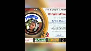 Yogathon -2 |A Virtual Race|June 21,2021|Winner & Finisher|Attitude Maker|Upcoming Event-7557120552