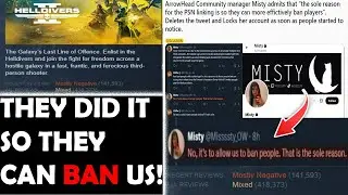 CLOWN Helldivers 2 Community Manager of ArrowHead  ADMITS 
