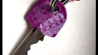 Decorating Keys with Stamping Tutorial