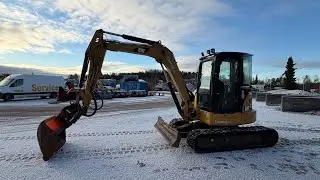 2012 Cat 305.5E Beltegraver med RT20 Rototilt og SMP Pusseskuff