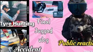 Ride With Husky//PUBLIC-reaction//Final juggad//Accident