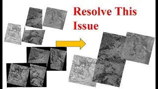 How to Mosaic or Merge Raster Datasets | Remove Background value | Mosaic satellite images in ArcGIS