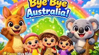 Goodbye Australia 🌈 | Cute Kids Song | ABC Adventure