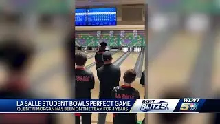 La Salle senior bowls perfect game, punching ticket to state tournament