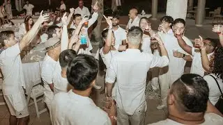 White Welcome Party | A Dreamy Start to Our Wedding Week