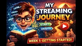 My Streaming Journey &ndash; Week 1 | Starting My Content Creator Adventure