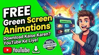 YouTube green screen animation |sirf 2 minut mein green screen subscribe animation download Kare ?