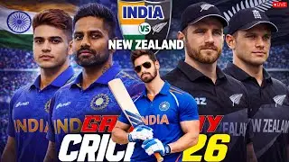 IND vs NZ LIVE 🔥 | Cricket 26 | Last Ball Drama & Big Sixes