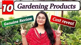 🔴10 GARDENING PRODUCTS YOU MUST TRY , SOIL MIX | UNBOXING HONEST REVIEW #gardening #products #plants