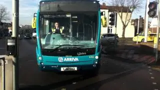 Arriva Southend Optare Versa Passing me with a smashed window after a crash