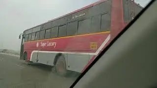 Overtaking TSRTC Super Luxury Bus @ Nalgonda